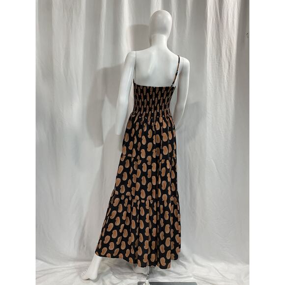 Moon River One Shoulder Black Maxi Dress Size S - Picture 3 of 5